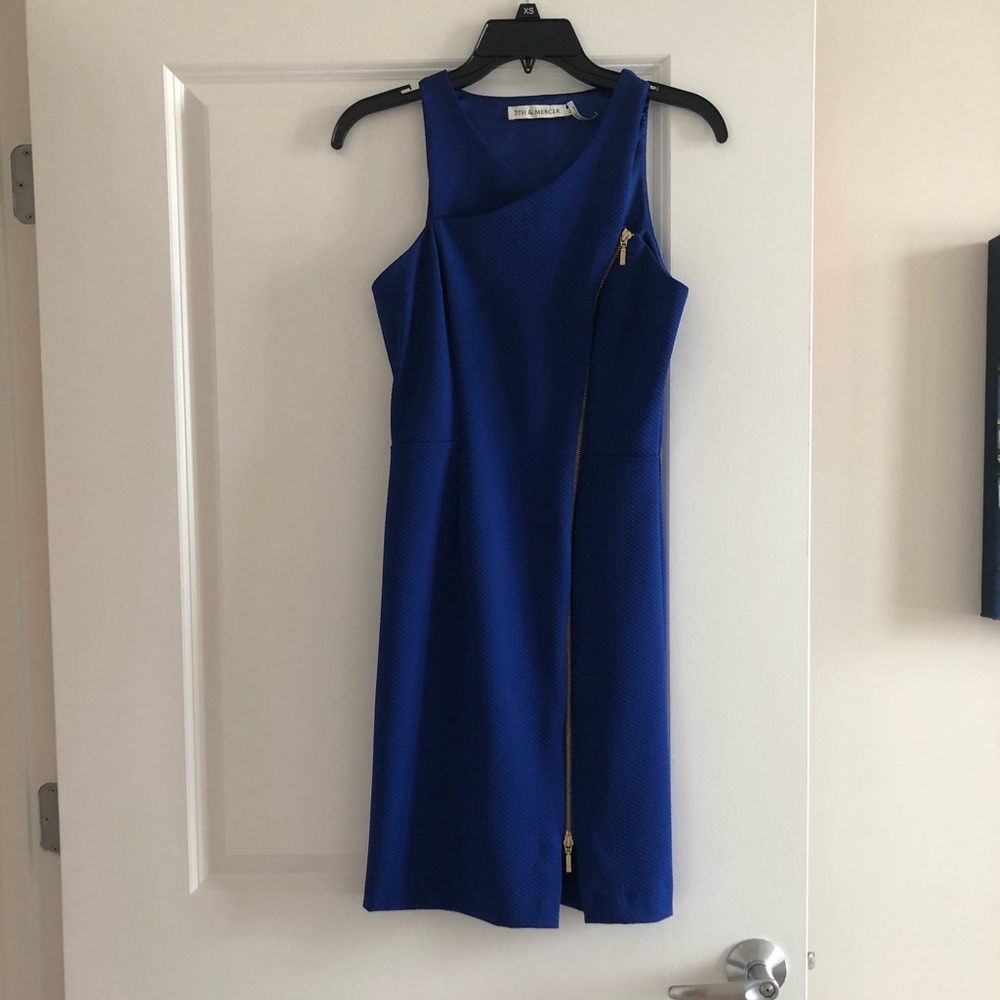 Pretty blue halter dress